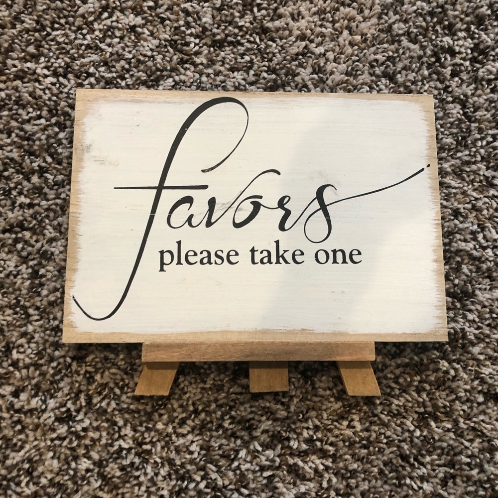 2 wedding signs